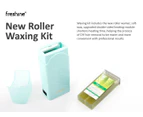 Roll On Waxing Kit Roller Wax Pot Heater (Sydney Stock) Soft Wax Warmer Kit Strip Hair Removal Depilatory Blue