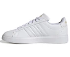 Adidas Women's Grand Court 2.0 Shoes - Cloud White/Gold Metallic