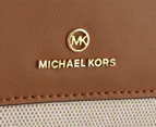Michael Kors Maeve Large East West Pocket Crossbody Bag - Natural/Acorn