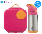 b.box Kids' Mini Lunchbox & Insulated Drink Bottle - Strawberry Shake