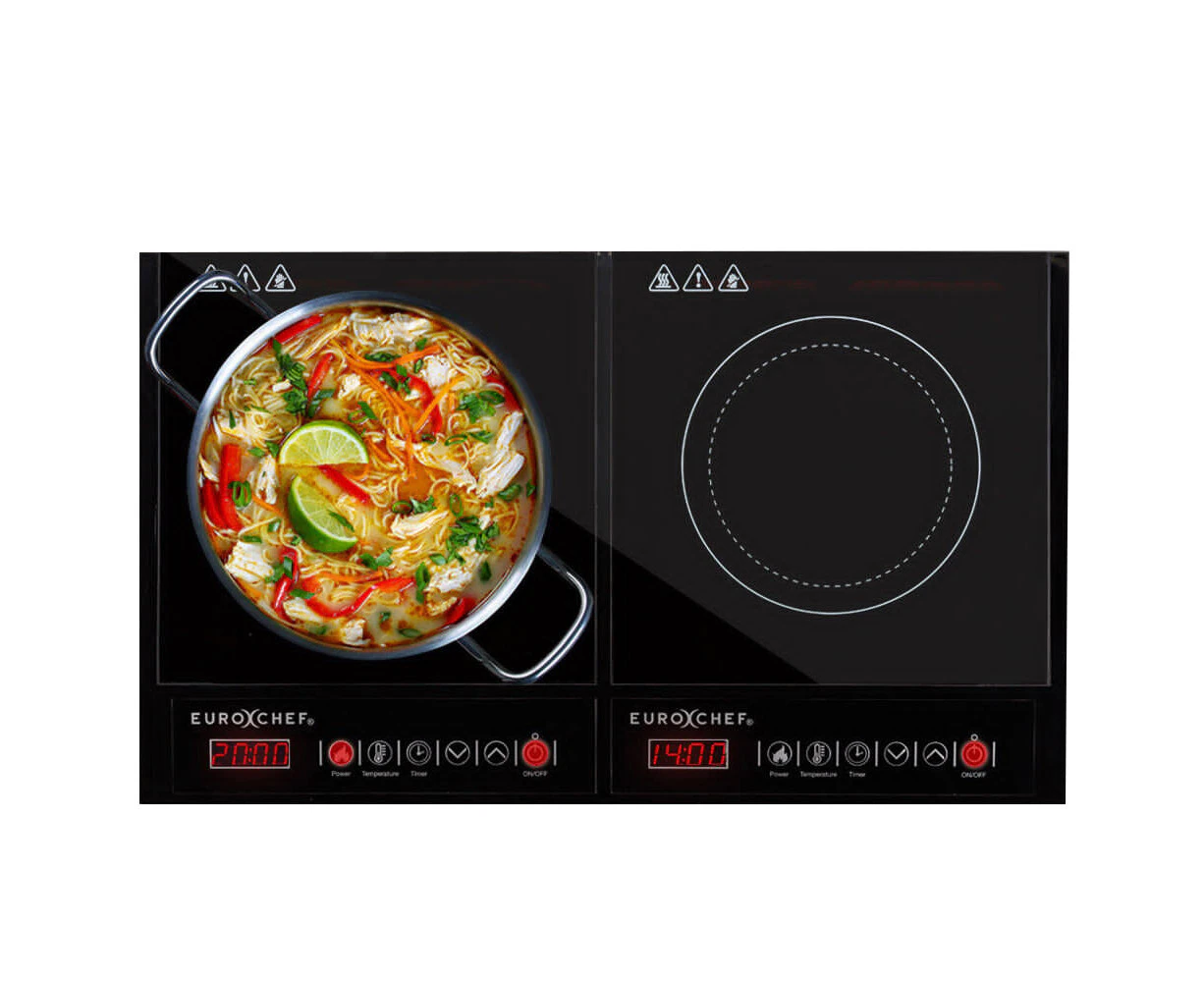 EuroChef Electric Induction Cooktop Portable Kitchen Ceramic Cooker Cooktop 15AMP