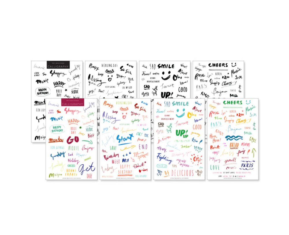 8 Sheets/set Kawaii Sticker Diary Stickers Planner Stickers/Sticky Notes/Papeleria/Stationery Products free shipping