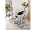 Alopet Cat Tree 140cm Trees Scratching Post Scratcher Tower Condo House Furniture Wood Grey