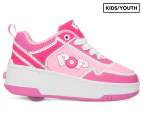 Heelys Girls' Contend Skate Shoes - Pink/White