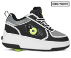 Heelys Boys' Strike Skate Shoes - Black/Grey/Yellow