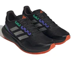 Adidas Men's Runfalcon 3.0 TR Running Shoes - Core Black/Silver Metallic/Purple Rush