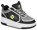 Heelys Boys' Strike Skate Shoes - Black/Grey/Yellow