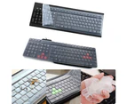 1Sheet Keyboard Protector Transparent 108 Keys Antifouling Desktop Computer Keyboard Film for Home