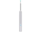 Wax Removal Tool Camera 3.3mm HD Ear Scope Otoscope with Light-White