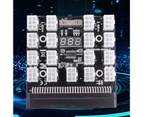 Power Breakout Board Compact Easy Installation LED Display 17 Port 6 Pin Server Power Adapter Board for DPS-1200FB A