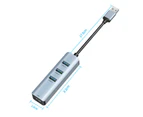 3 Ports USB 3.0 HUB to Rj45 Lan Network Card Gigabit Ethernet Adapter for Macbook Mac Desktop Laptop Accessories