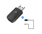 Bluetooth 5.0 Audio Receiver Transmitter 3 in 1 USB Wireless Adapter for TV Car
