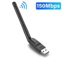 150Mbps USB 802.11b/g/n Ethernet Wireless Adapter Network Antenna WiFi Dongle