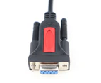 1.5m USB to RS232 Female Serial Adapter 9 Pin Printer Connecting Converter Cable