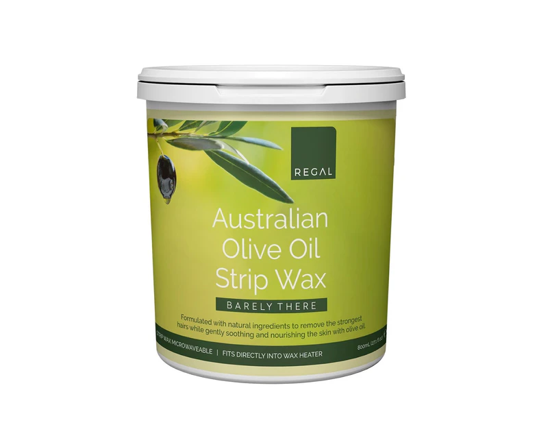 Regal By Anh Barely There Australian Olive Oil Strip Wax Microwaveable 800ml