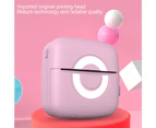 Mini Portable 200DPI Wireless BT Pocket Thermal Printer for Photo Memo List - Pink