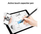 Universal Dual-head Capacity Touch Screen Drawing Stylus Pen for Phones Tablets - Purple