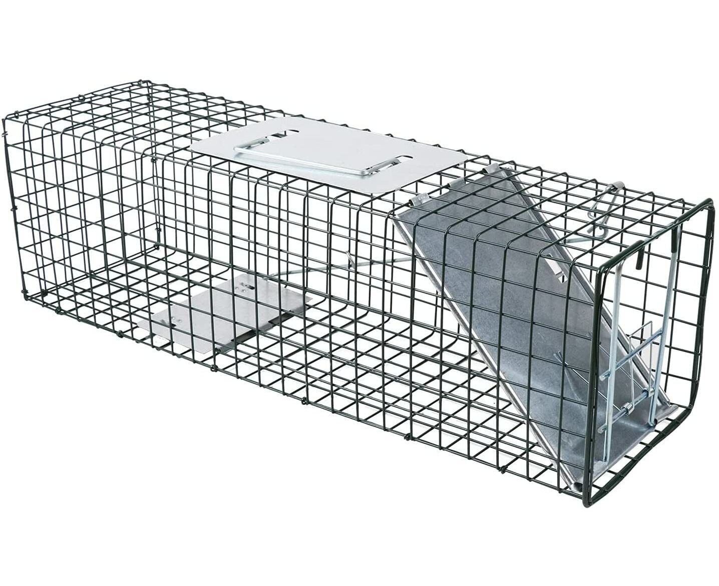 Animal Trap Cage Humane Live Steel Catch Possum Fox Rat Cat Rabbit Bird ...