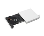 Portable USB 2.0 External DVD Optical Drive Player Reader for Computer Laptop - White