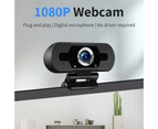 Computer Webcam High-resolution Driver-free Automatic Focus 1080P Adjustable External Digital Camera for Live Streaming
