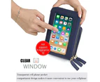 Lightweight Crossbody Phone Bag For Women, Small Shoulder Bag,Touchscreen-blue