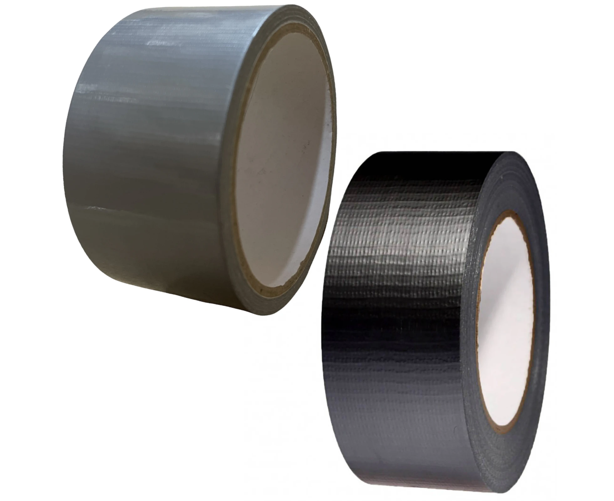 2x Cloth Tape 48mm x 6m Duct Gaffa Gaffer Blast Flexible Hardware - Black/Silver