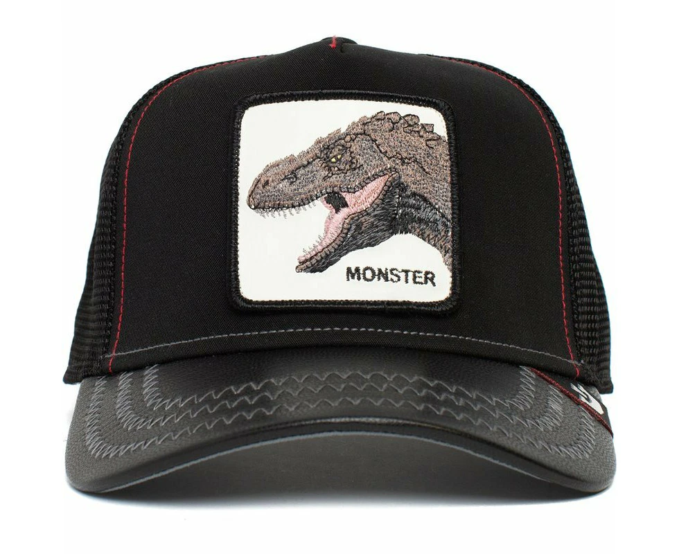 Goorin Brothers Baseball Trucker Cap Hat Snapback Adjustable Tyrant King - Black