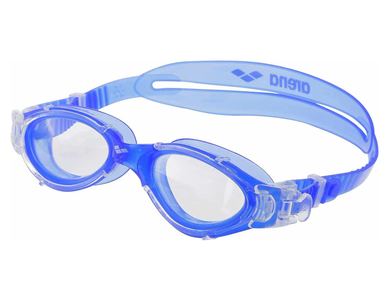 Arena Swimming Goggles Nimesis Crystal Wide Vision Medium - Clear Blue/Clear