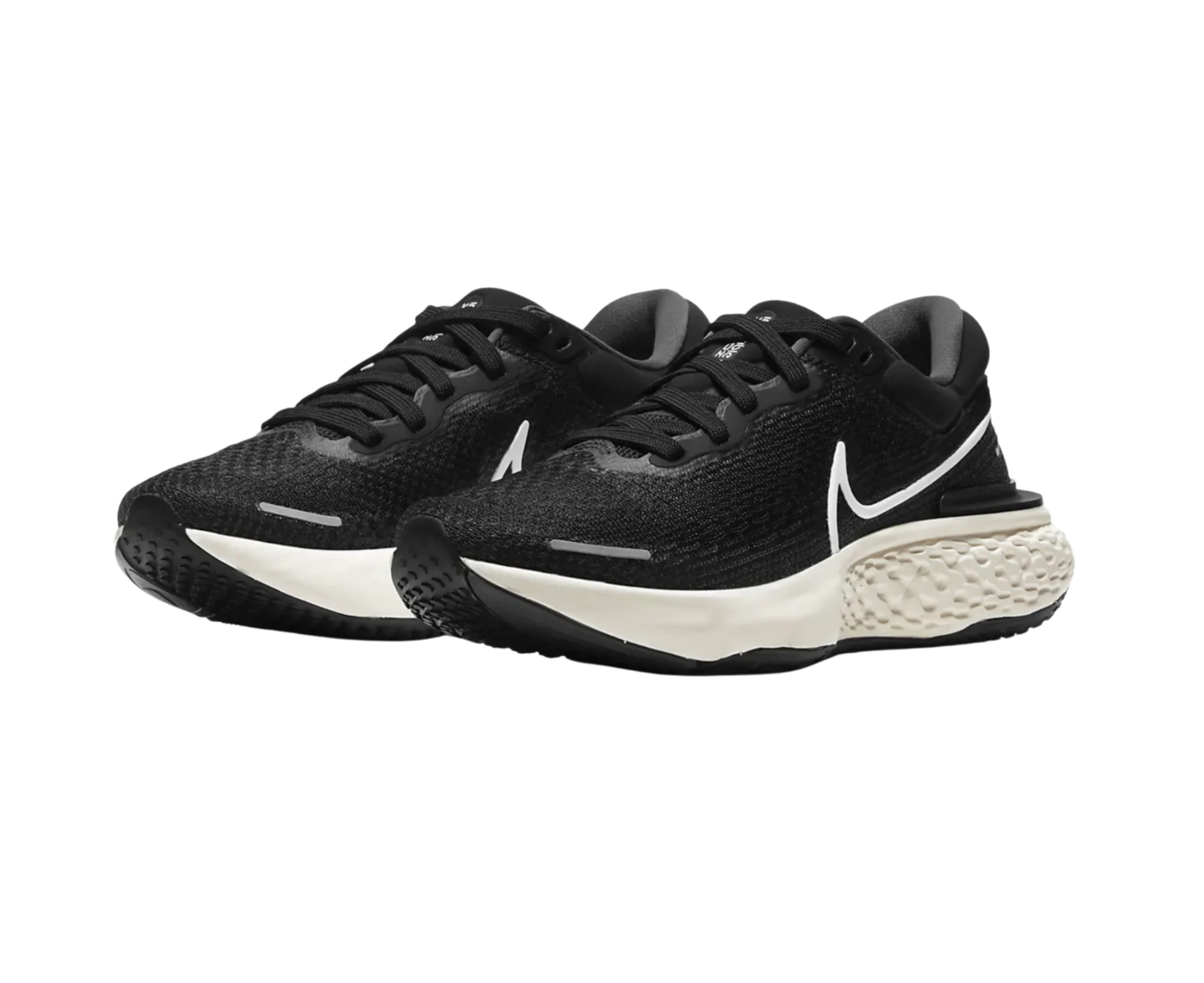 Nike Women's ZoomX Invincible Run Flyknit Sports Running Sneaker Shoes - Black/White-Iron Grey