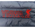 Liverpool FC Mens Official LFC Puffer Vest Jacket YNWA LFC - Navy