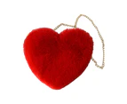Bestjia Crossbody Bag Solid Color All-Matched Heart Shape Zippered Closure Handbag for Women - 2