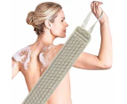 Exfoliating Back Scrubber for Shower, Bath Shower Scrubber for Women, Luffa Scrubber to Deep Clean Relax Your Body