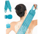 Double-Sided Exfoliating & Cleansing Back Scrubber, Fast Drying, Ultra-Durable Microfiber