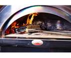 Flaming Coals Stainless Steel Pizza Oven Brush/Scraper - Metal Ash Broom
