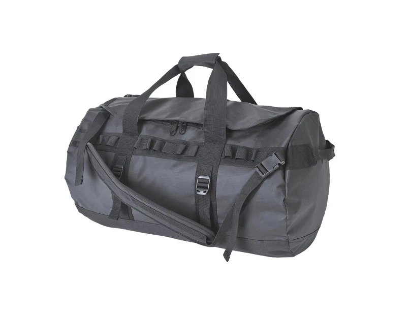 70L Waterproof Travel Duffle Gym Bag Overnight Travel Luggage Duffel Foldable - Black