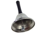 Hand Held Silver Ringing Bell Office School Ring Home Reception