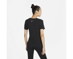 Nike Women's Run Division City Sleek Short Sleeve Top - Black
