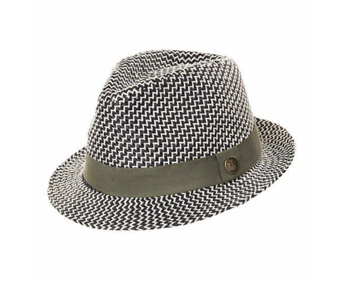 GOORIN BROTHERS Buck Hat Trilby Paper Straw Fedora Bros 100-6634 Jazz