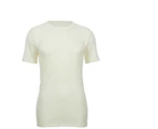 Men's 100% Pure Merino Wool Crew Neck Short Sleeve Top T Shirt Thermal Underwear - Navy