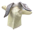 GOAT RUBBER MASK Latex Head Face Halloween Costume Party Animal Cosplay Sheep - White