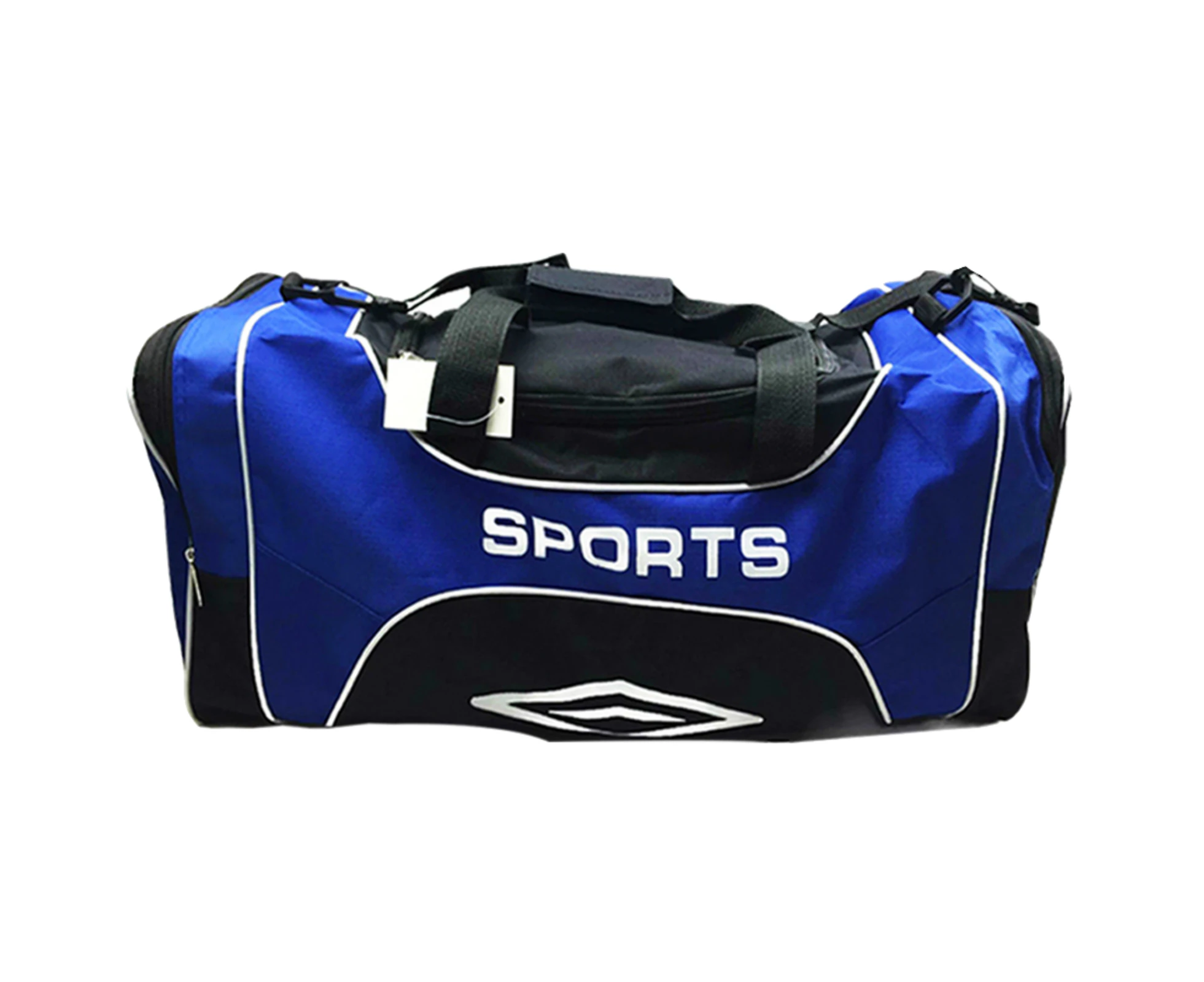 MEDIUM SPORTS BAG With Shoulder Strap Gym Duffle Travel Bags Water Resistant - Blue