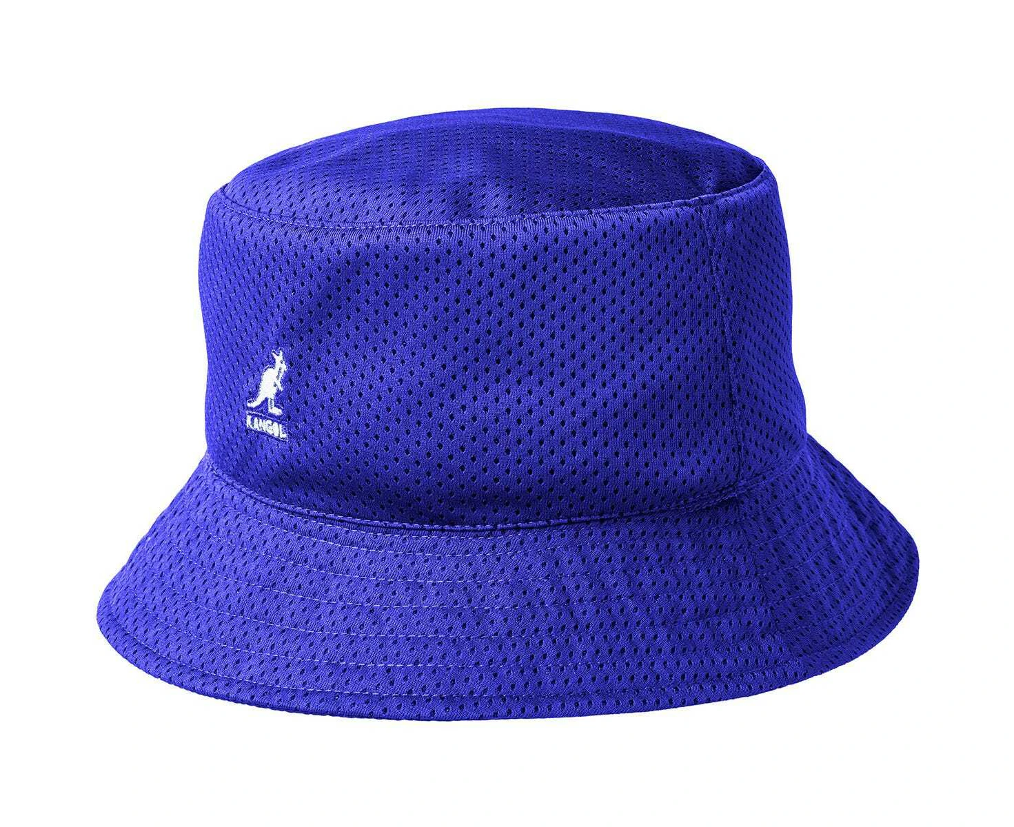 Kangol Mens Coordinates Mask Bucket Polyester Casual Hat with Mask - Blue