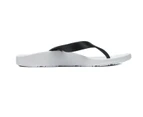 ARCHLINE Flip Flops Orthotic Thongs Arch Support Shoes Medical Footwear - White/Black