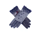 Women s Hand Crochet Gloves - Navy