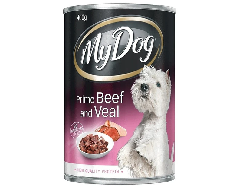 My Dog Prime Beef Veal Dog Food 24 x 400g