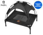 Charlie's Elevated Pet Bed w/ Tent - Black