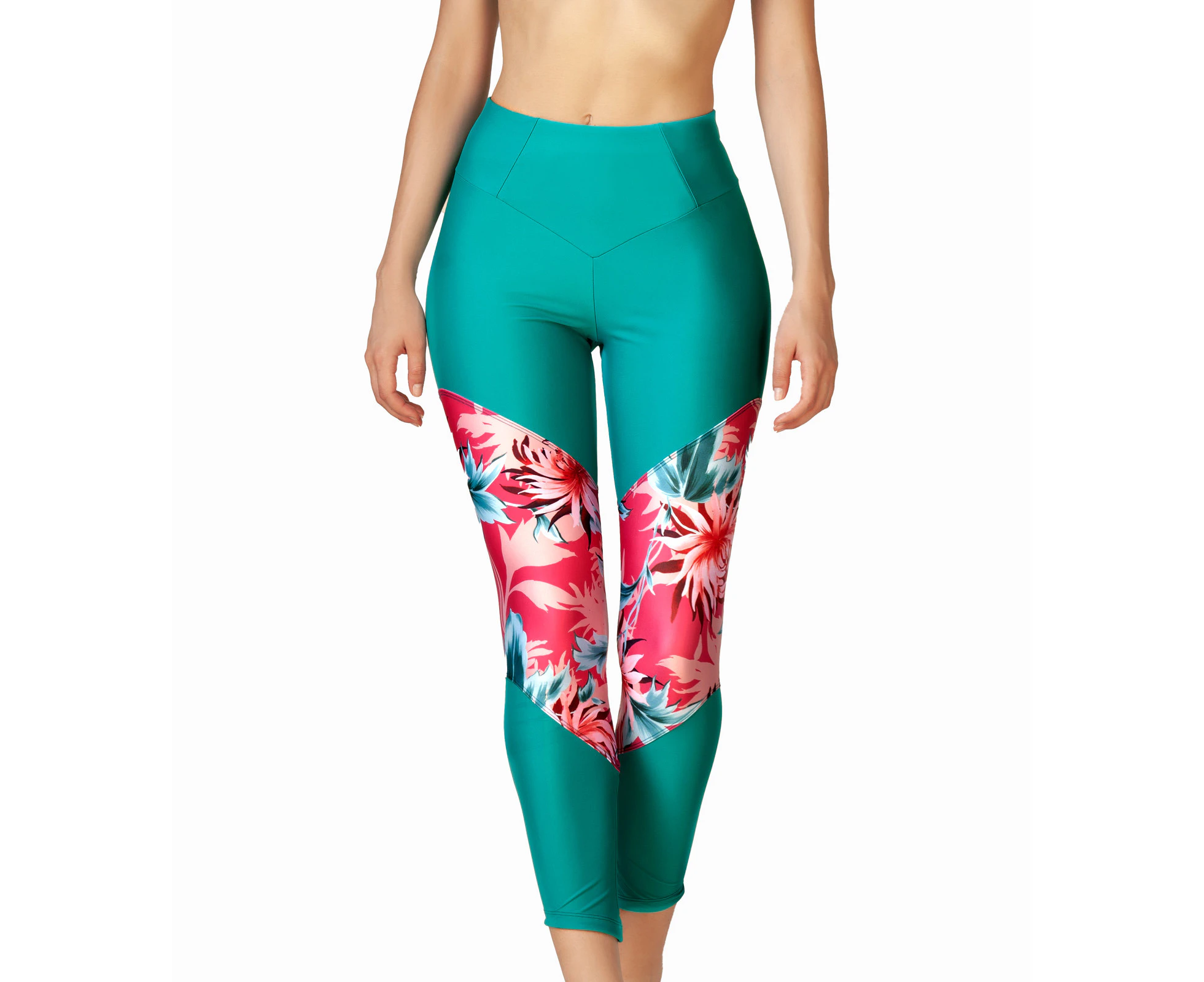 MF Sea High Waisted Surf Leggings |Elle Green