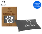 Charlie's Print Pet Pillowcase Cover - Charcoal