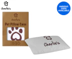Charlie's Print Pet Pillowcase Cover - White