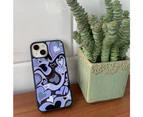 Cute Phone Cases Purple Love Heart Cute Aesthetic Phone Case Slim Soft Protective Phone Case Compatible